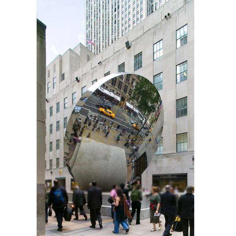 Garden Decoration Metal Anish Kapoor Art Mirror Stainless Steel Sculpture