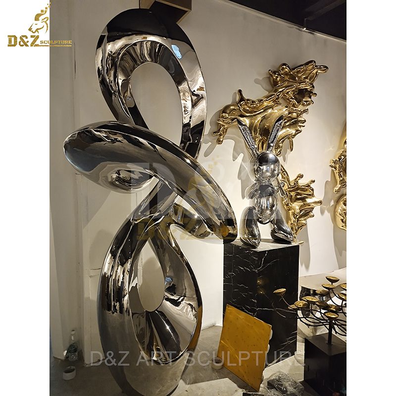High Quality Polishing Stainless Steel Modern Sculpture