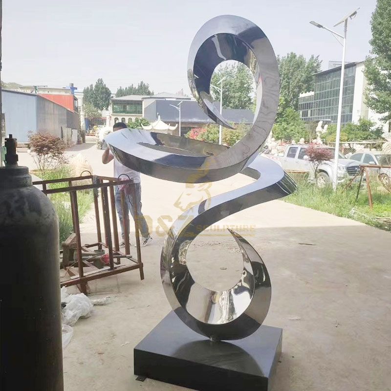 Stainless Steel Statue Art Abstract Metal Outdoor Sculpture