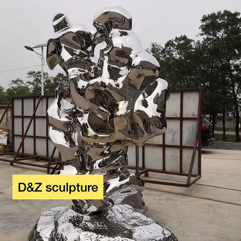 custom garden decoration stainless steel sculpture