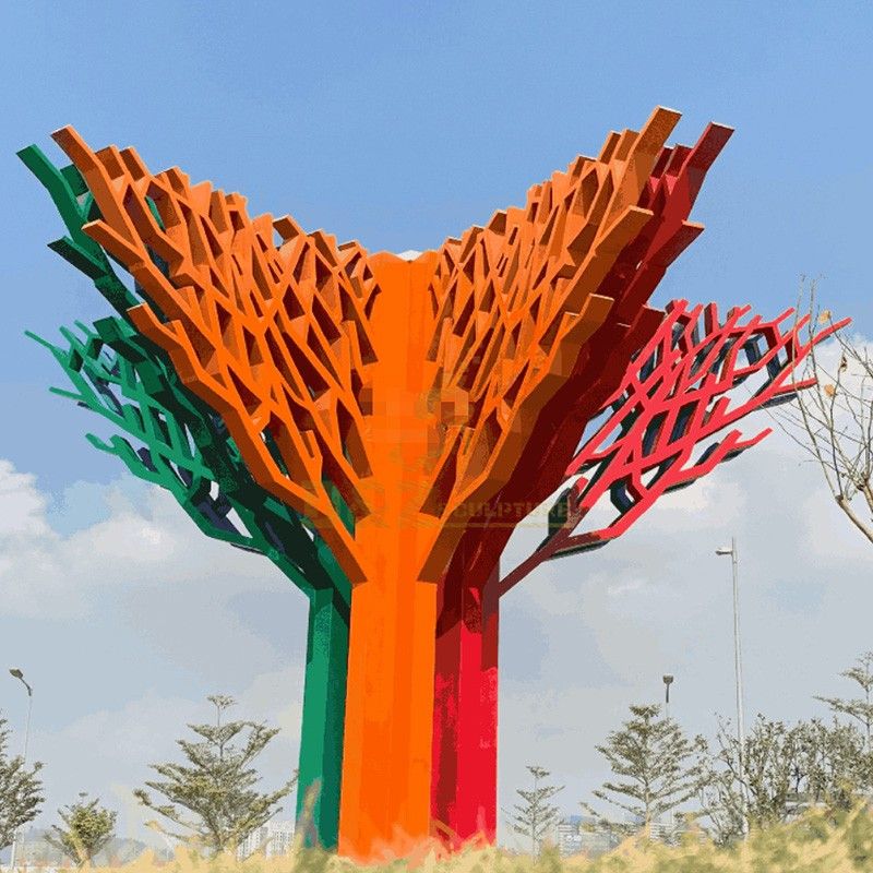 tree color tree sculpture for sale abstract sculpture decor
