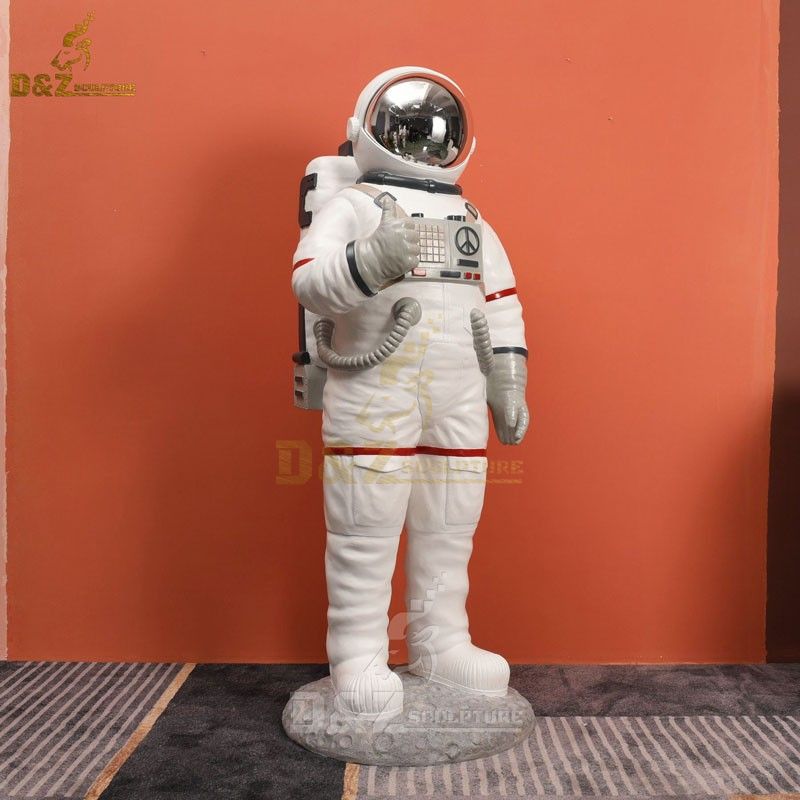 Modern Art Home Decor Fiberglass Sculpture Life Size Astronaut Statues