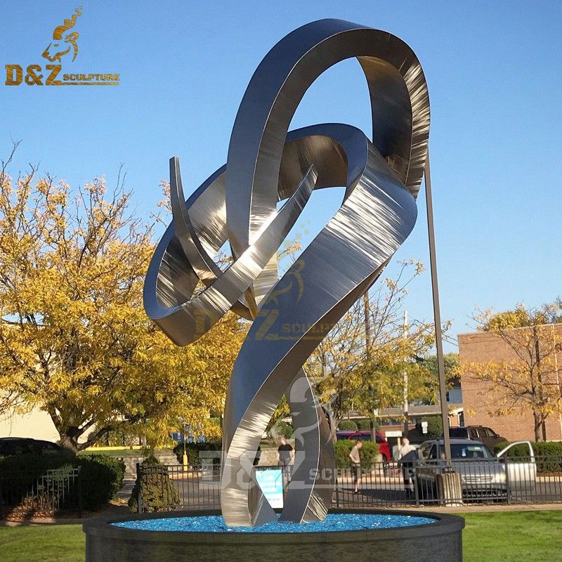 Modern Outdoor Abstract Statue Art Stainless Steel Sculpture