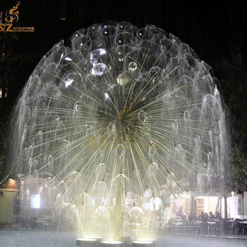 Outdoor garden dandelion design modern water fountains for sale