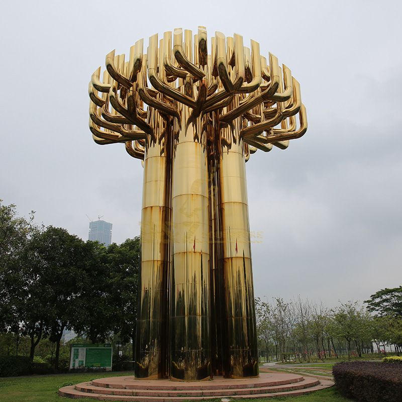 metal tree sculpture 