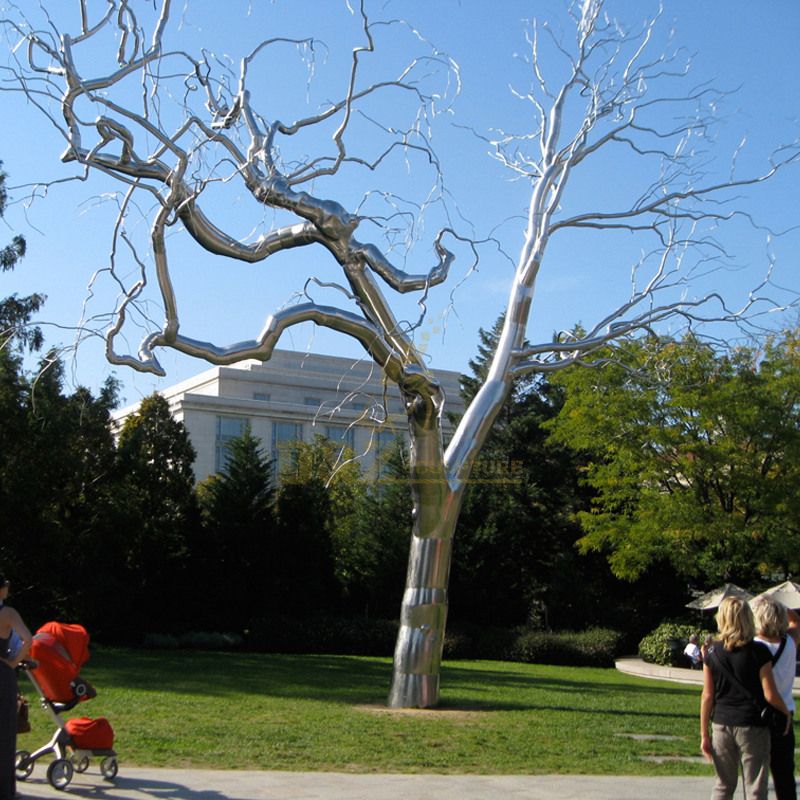 Tree trunk sculptures