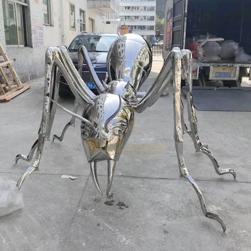 metal ant statue