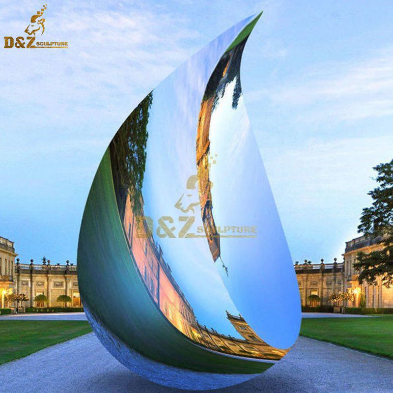 steel water drop sculpture