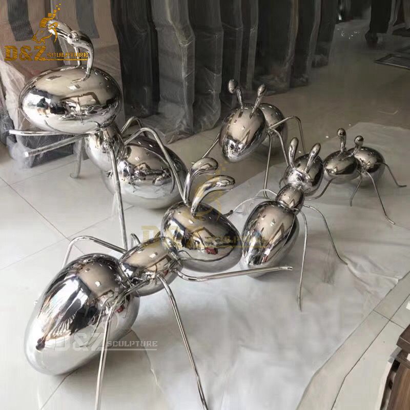 Modern Metal Ant Sculpture