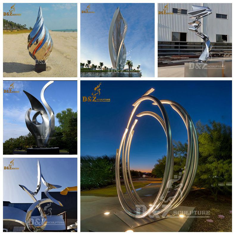 garden stainless steel sculpture