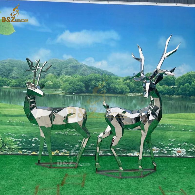 abstract deer sculpture