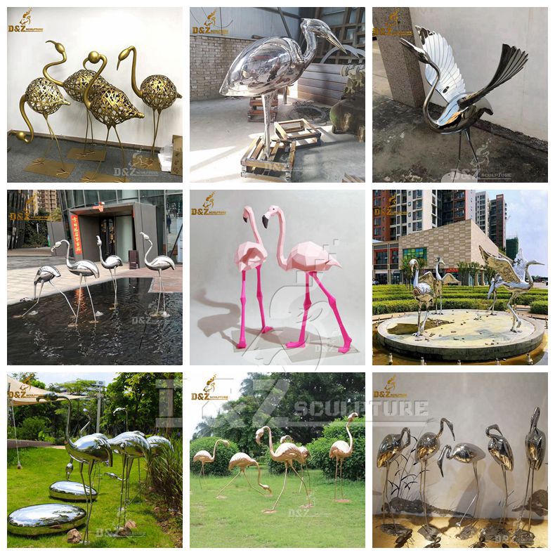outdoor metal animal sculptures