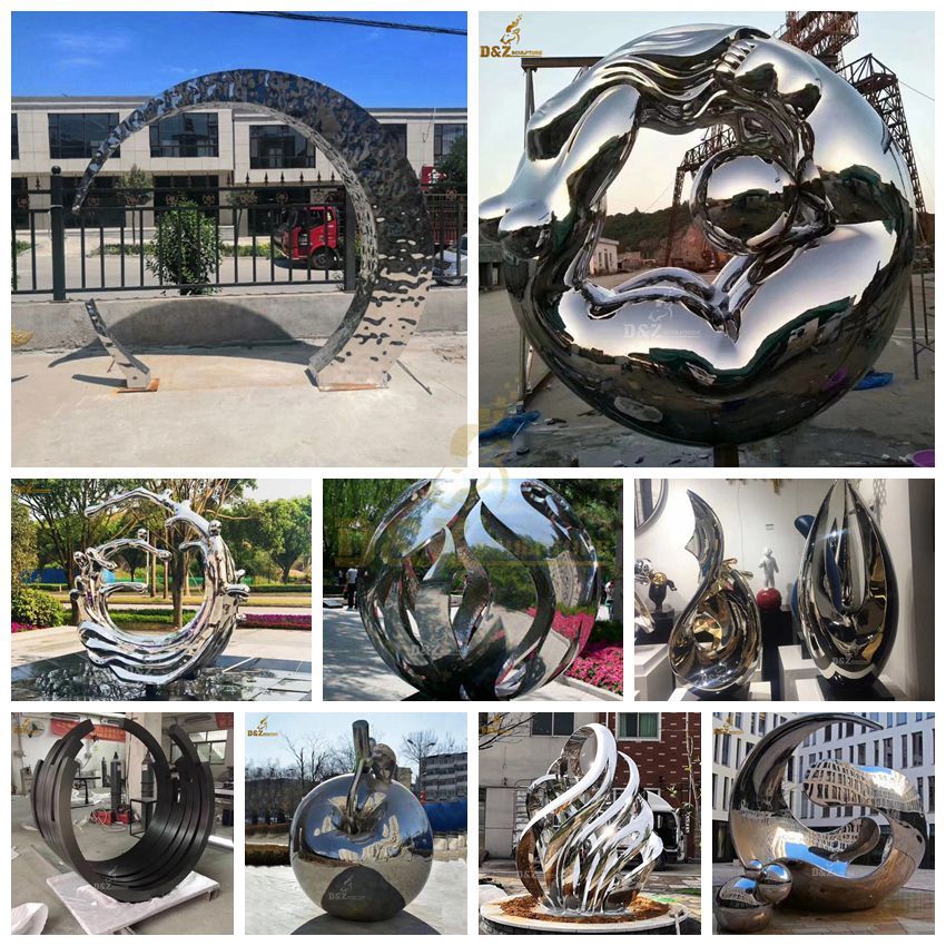 outdoor decor metal sculpture.