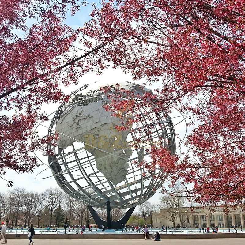 new york globe sculpture