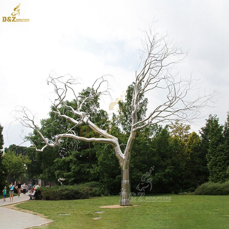 outdoor large metal trees