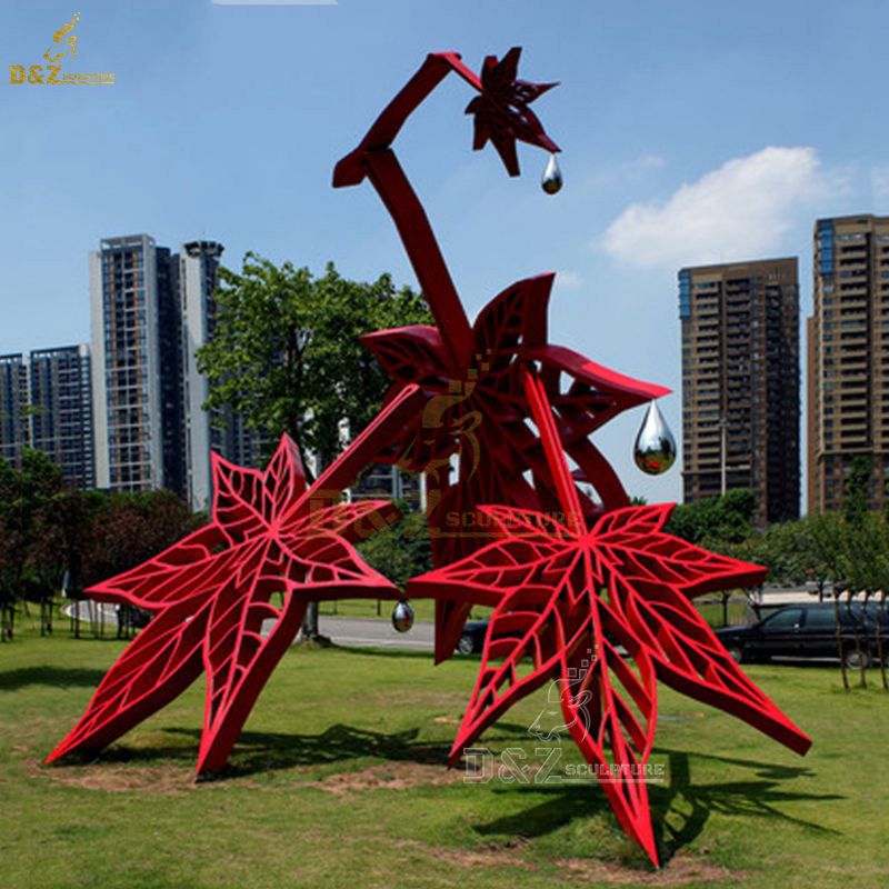 metal leaf sculpture